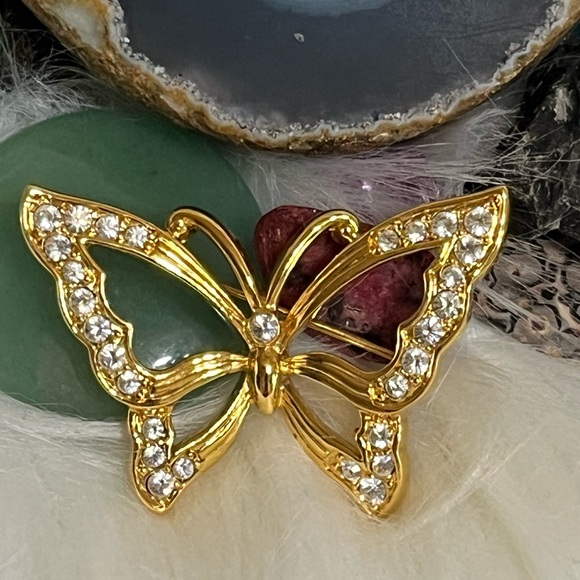 Monet Jewelry - Vintage Monet Butterfly Brooch